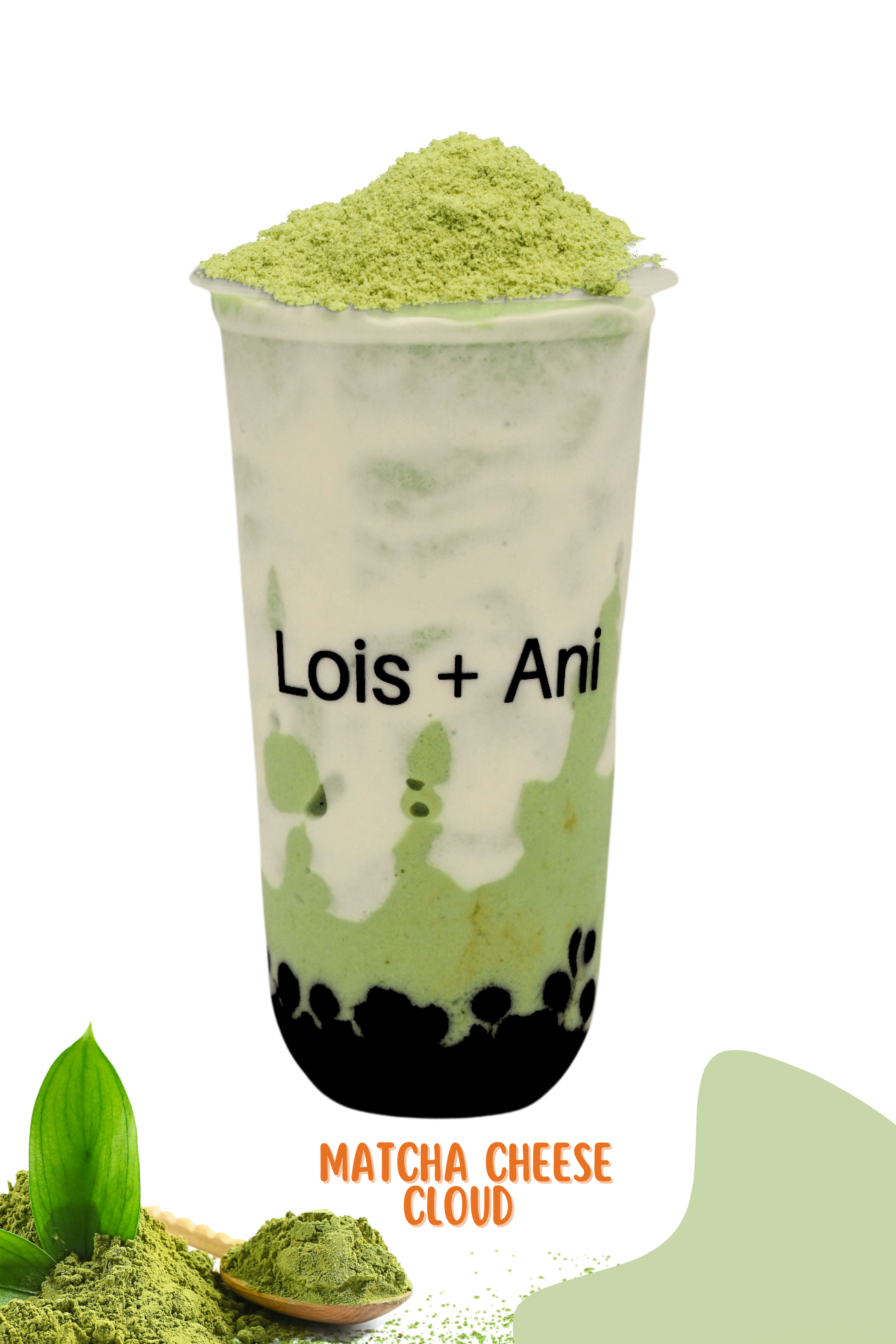 Matcha Cheese Swirl Slushy