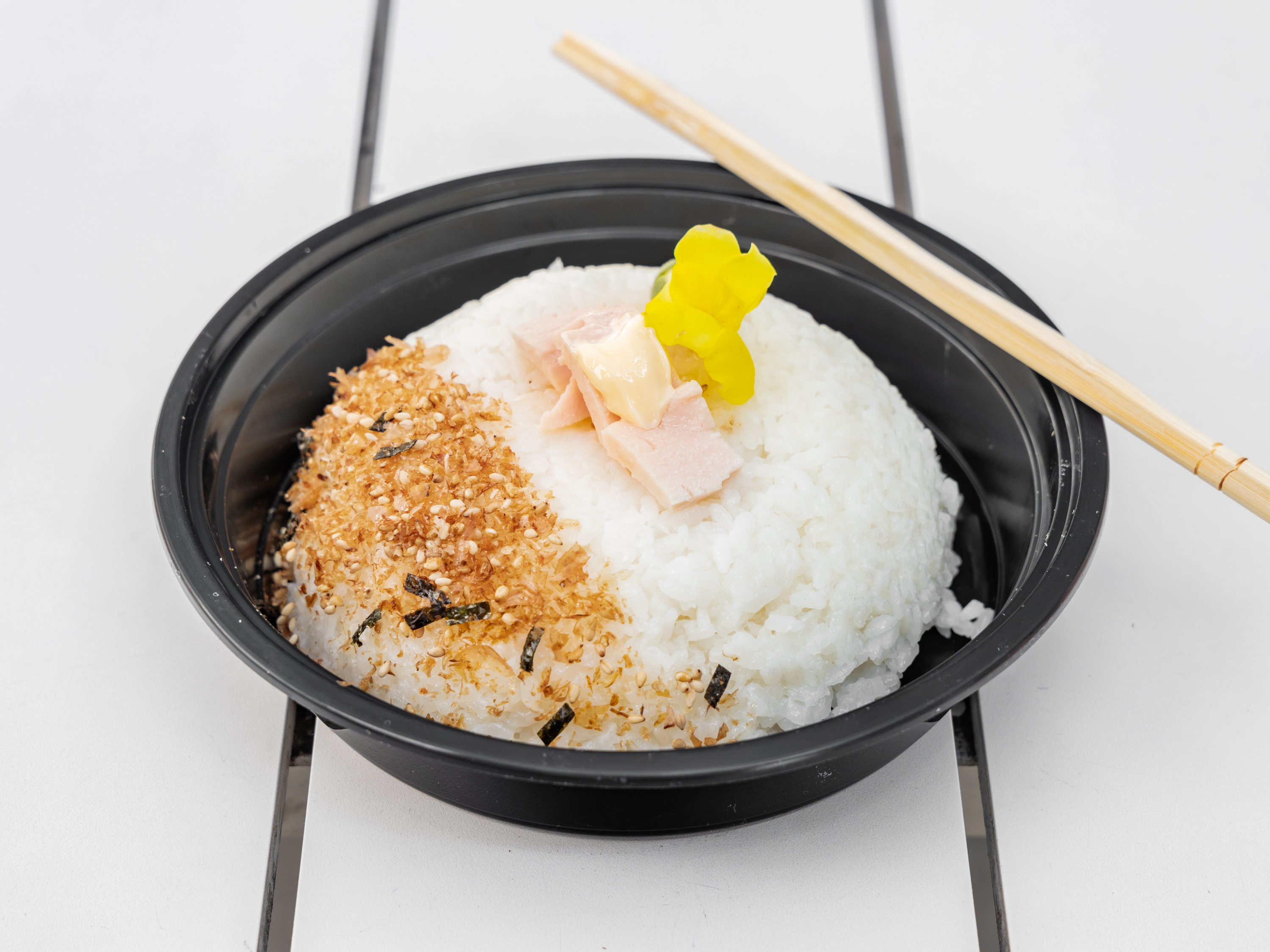 Tuna Mayo Onigiri on Plate