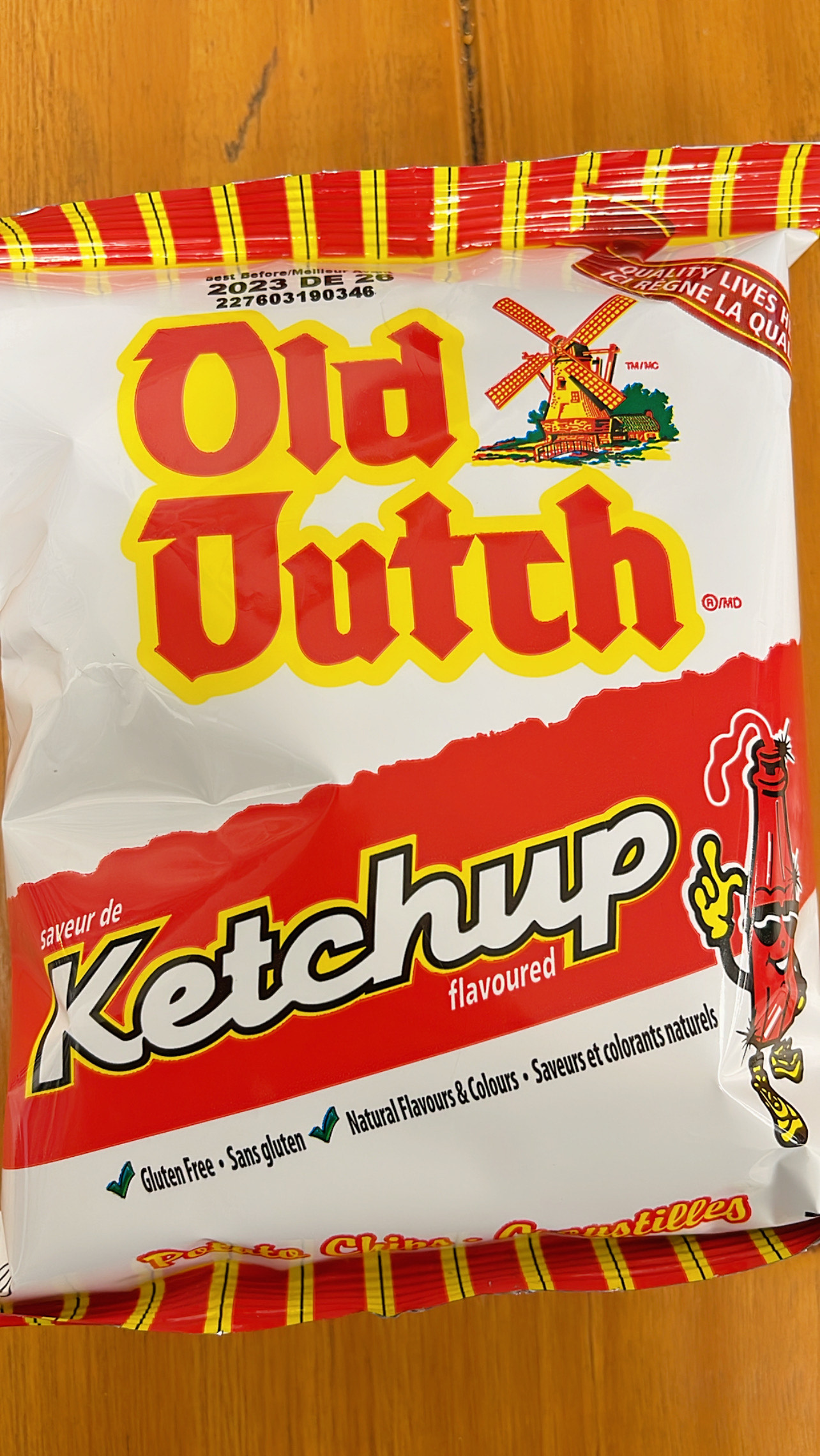 Old Dutch Potato Chips Ketchup