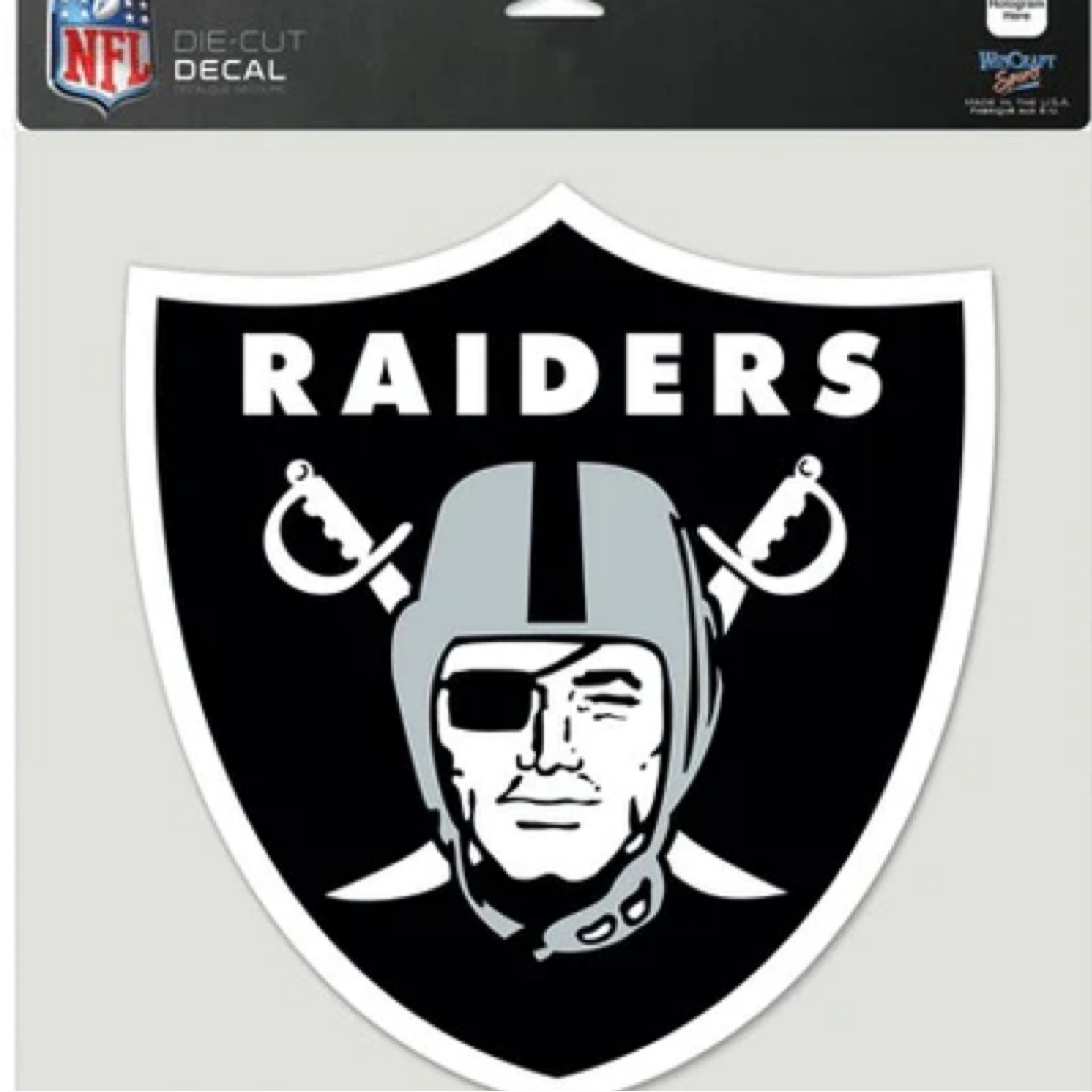 Las Vegas Raiders Perfect Cut Decal 8x8"