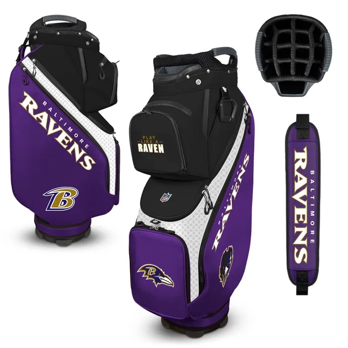 Baltimore Ravens Premier Clubhouse Cooler Golf Cart Bag