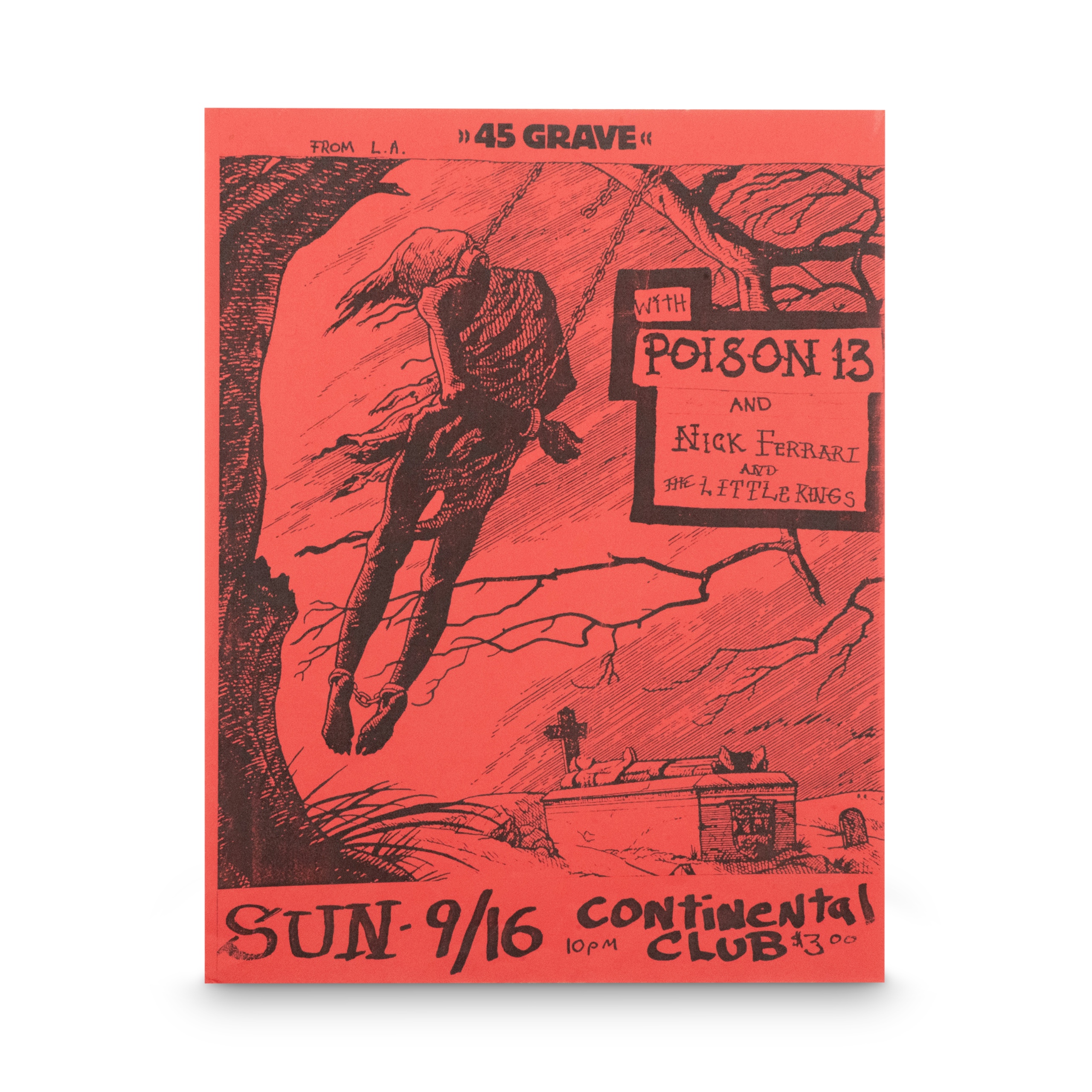 Poison 13 -- Continental Club [Handbill]