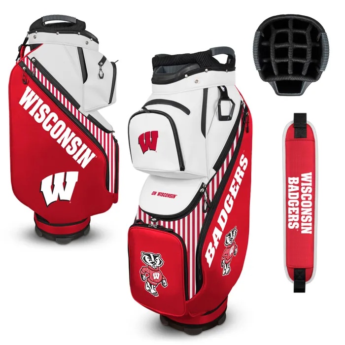 Wisconsin Badgers Premier Clubhouse Cooler Golf Cart Bag