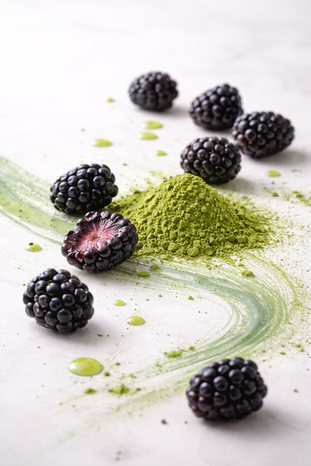 Blackberry Vanilla Matcha