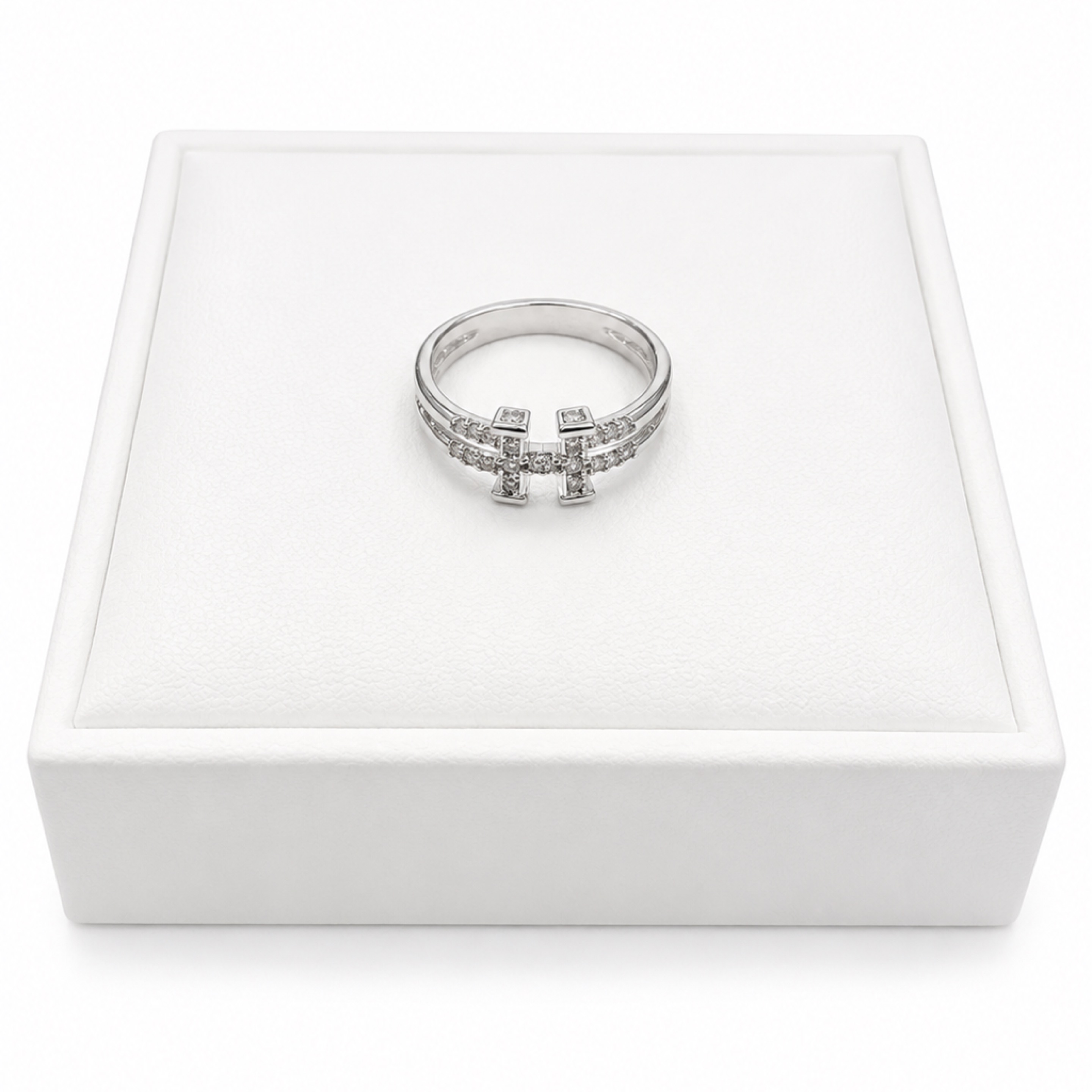 Ring “Tiffany” silver Sz- 8