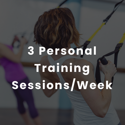 4 Weeks of 3 Sessions Per Week of Personal Training