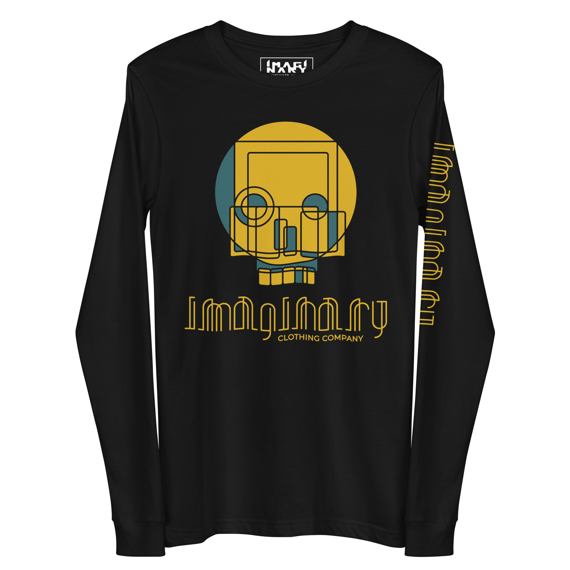 Fragmented Fate – Brutalist Skull Tee