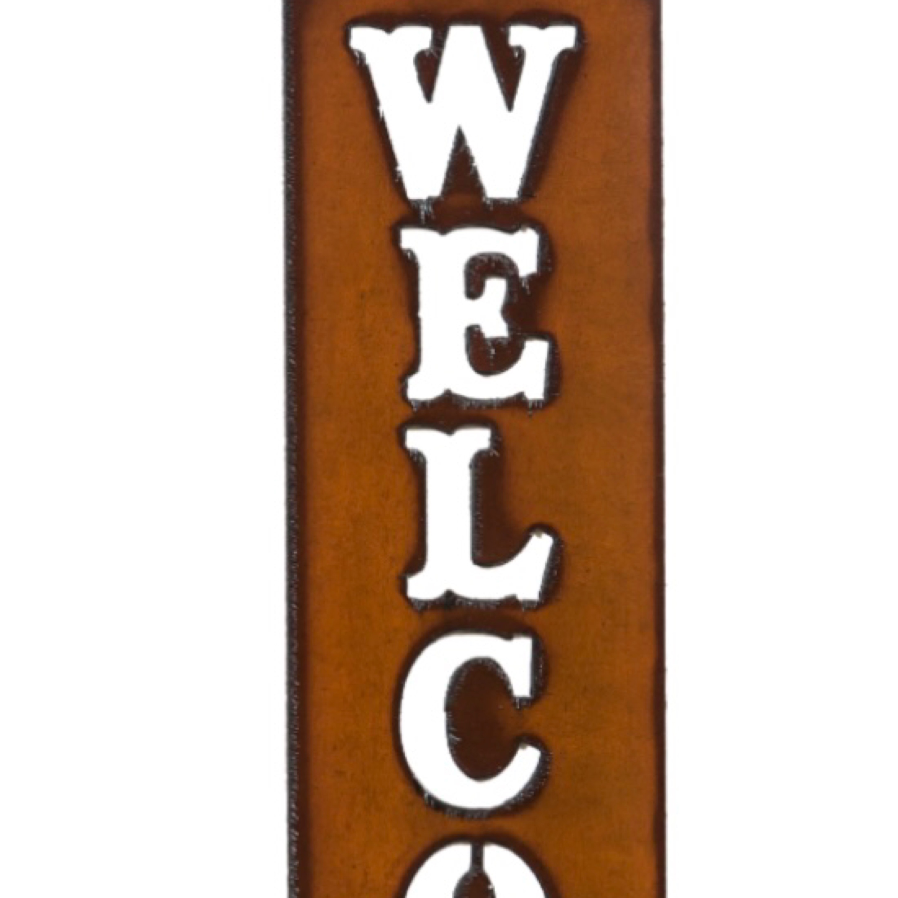 Metal Sign - "Welcome" Sasquatch