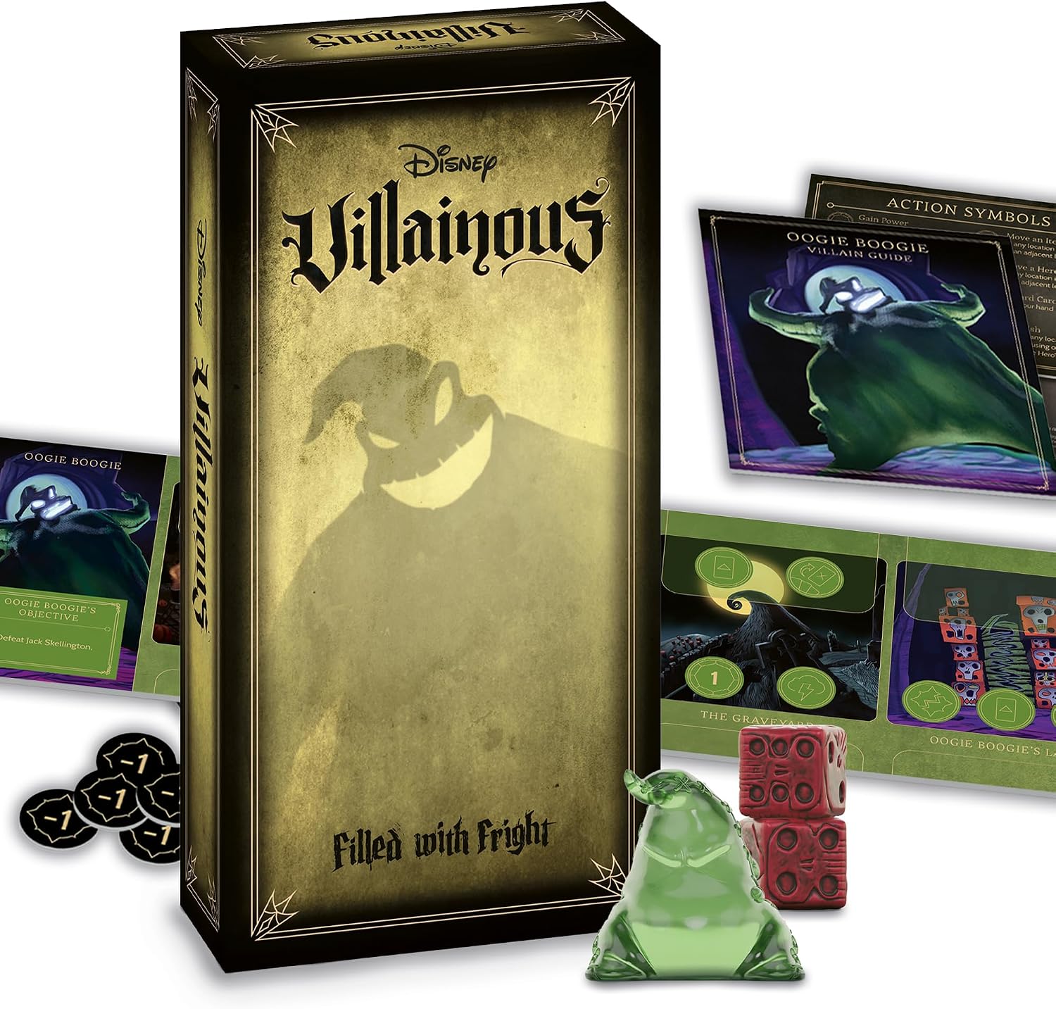 Disney Villainous -Filled with Fright, Ooogie Boogie Expansion