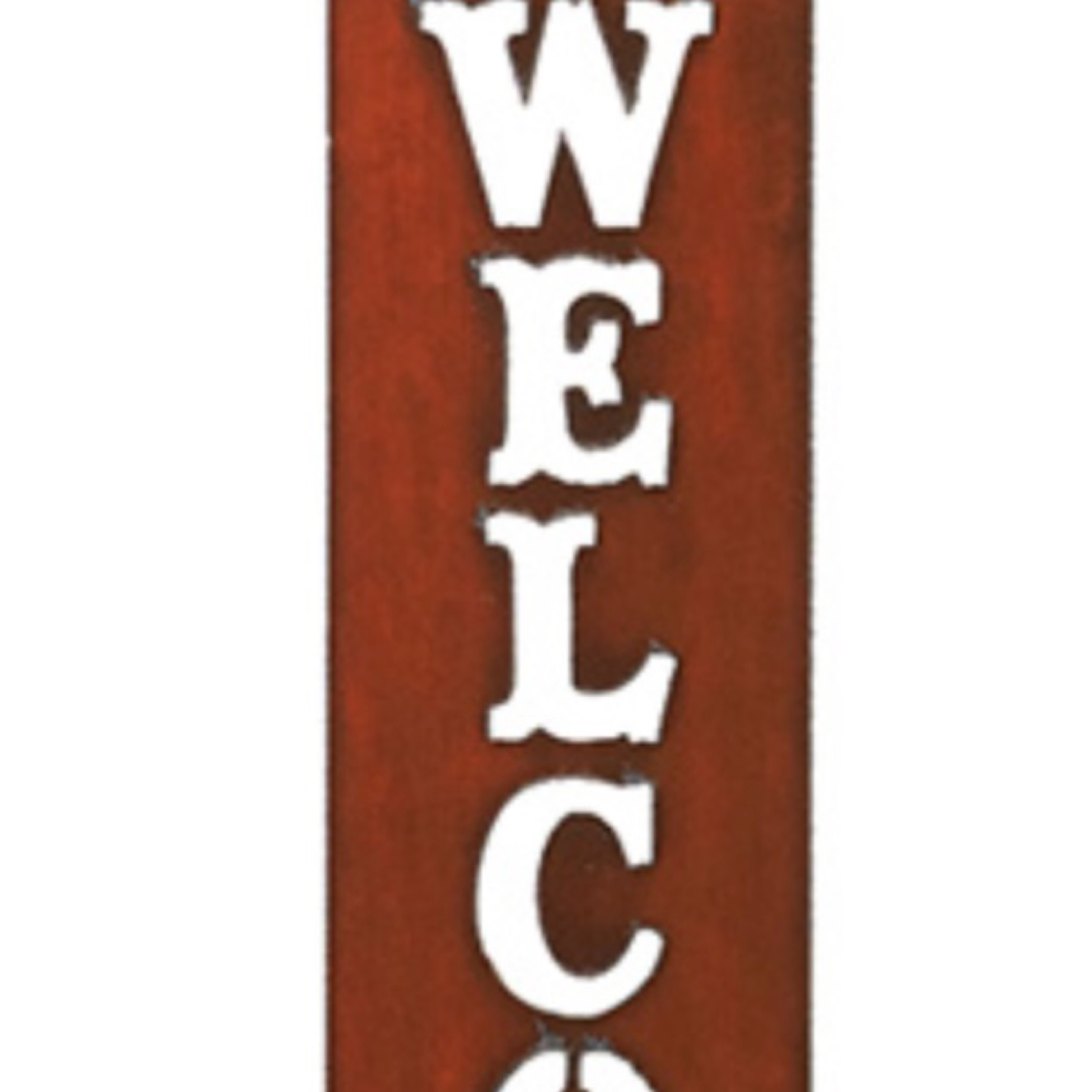 Metal Sign - "Welcome" Saguaro