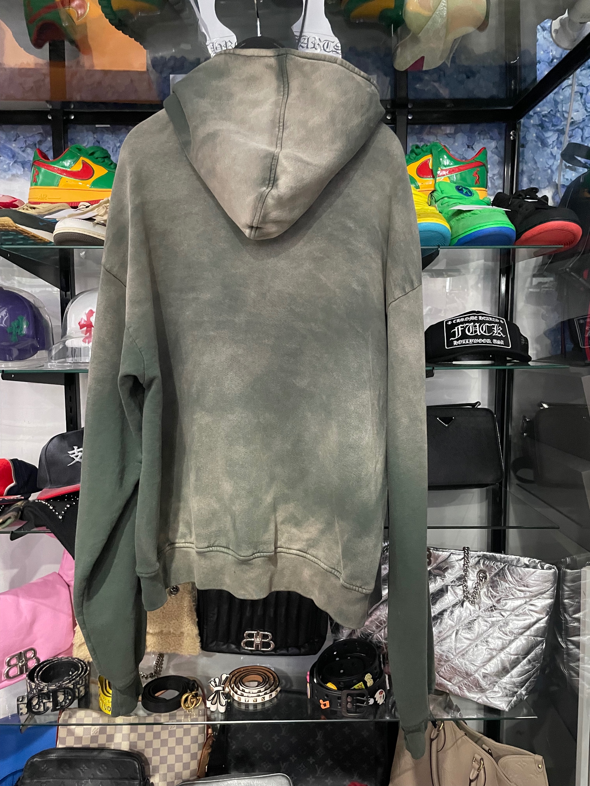 thirteen studios green hoodie size M (used), size M, used condition — photo 2 of 2