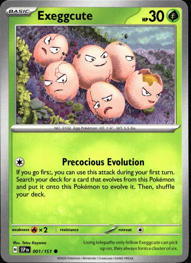 Exeggcute - SV08 1/191