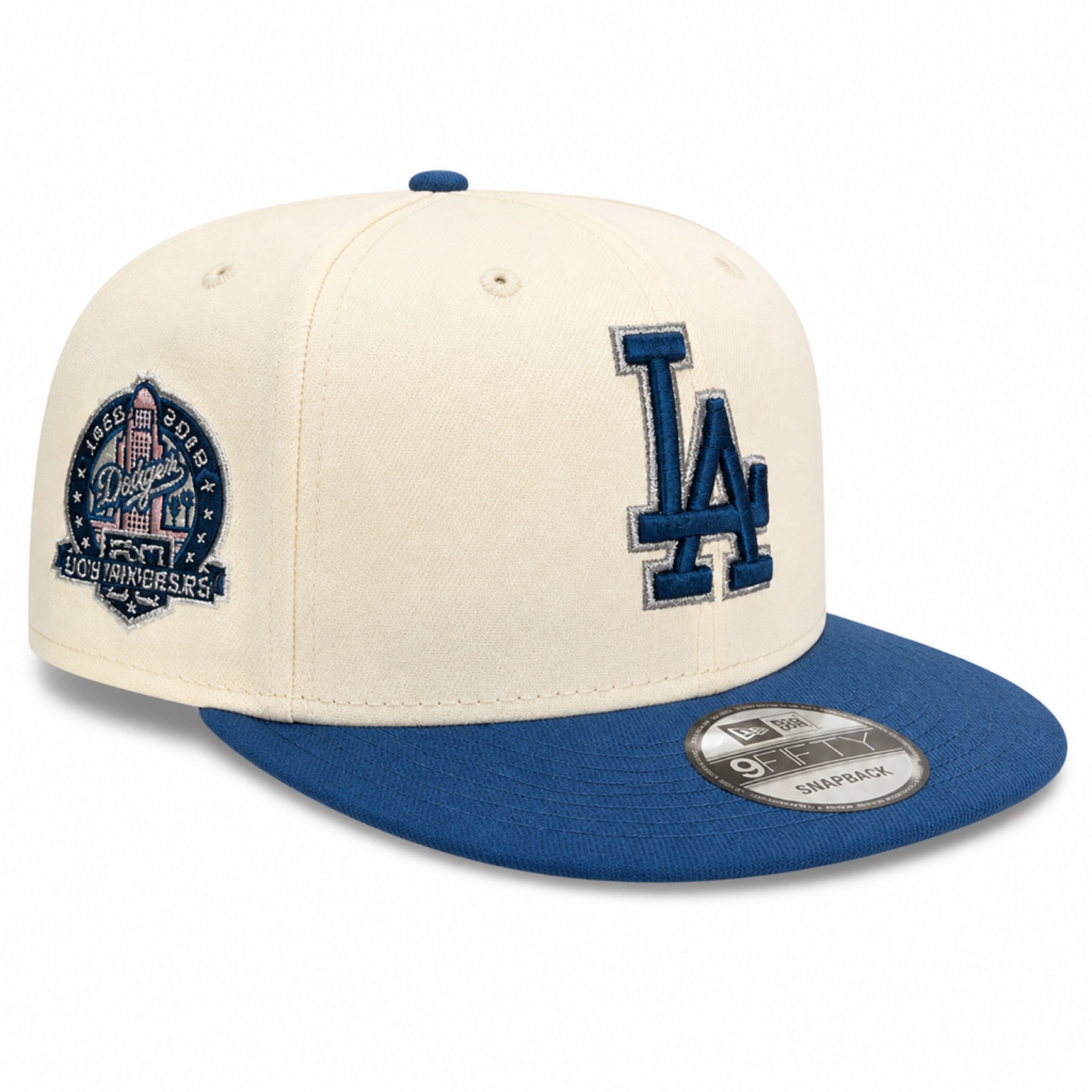 Los Angeles Dodgers Natural/Royal New Era 9FIFTY 60th Anniversary Snapback Hat