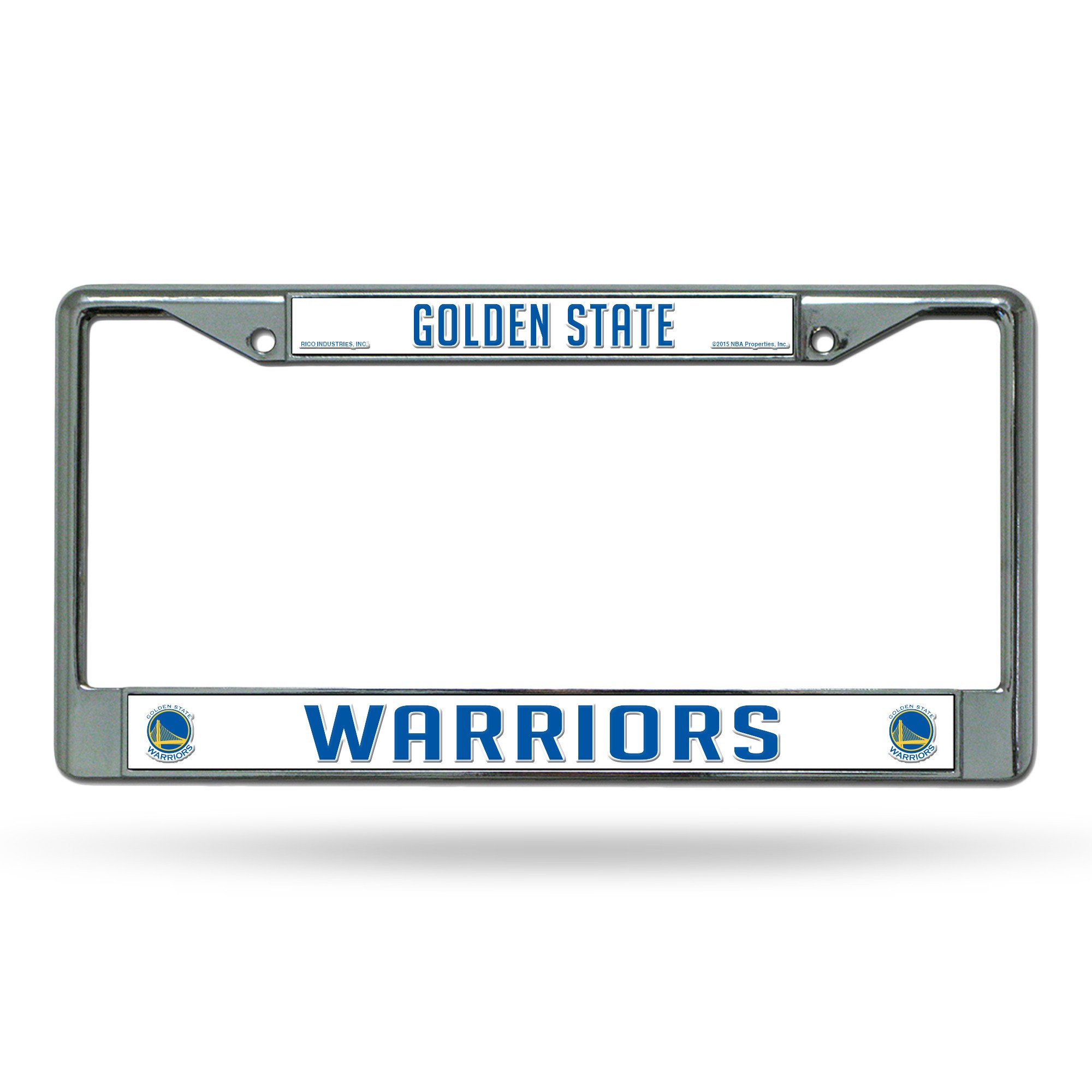 Golden State Warriors Chrome License Plate Frame