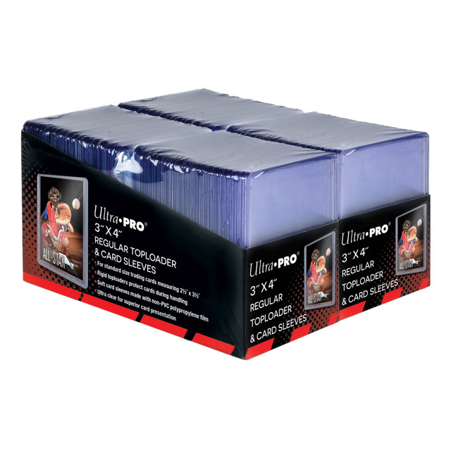 Ultra Pro Card Toploaders Box with Soft Sleeves 200ct