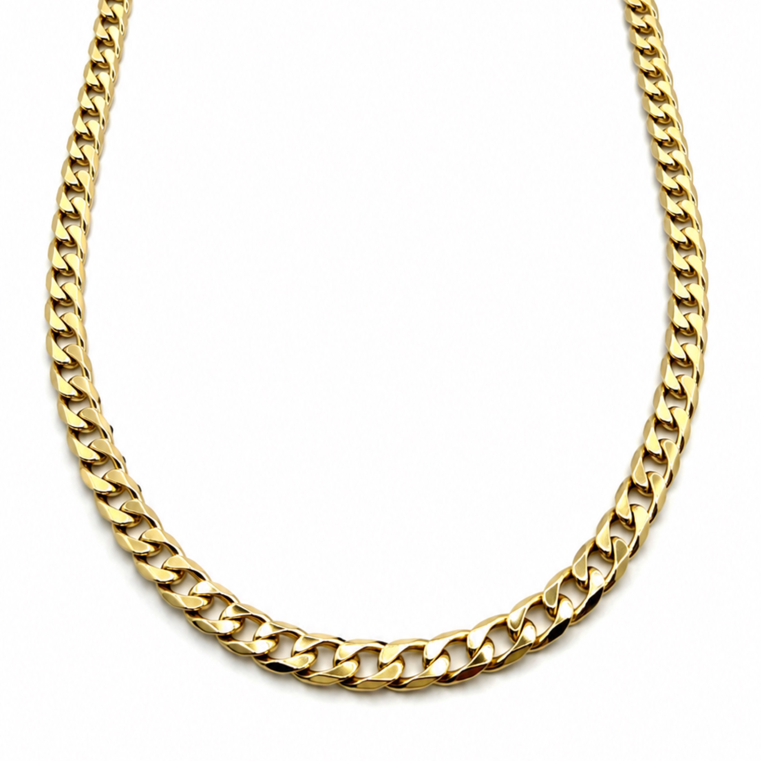 24” Gold Curbed Cuban /7mm