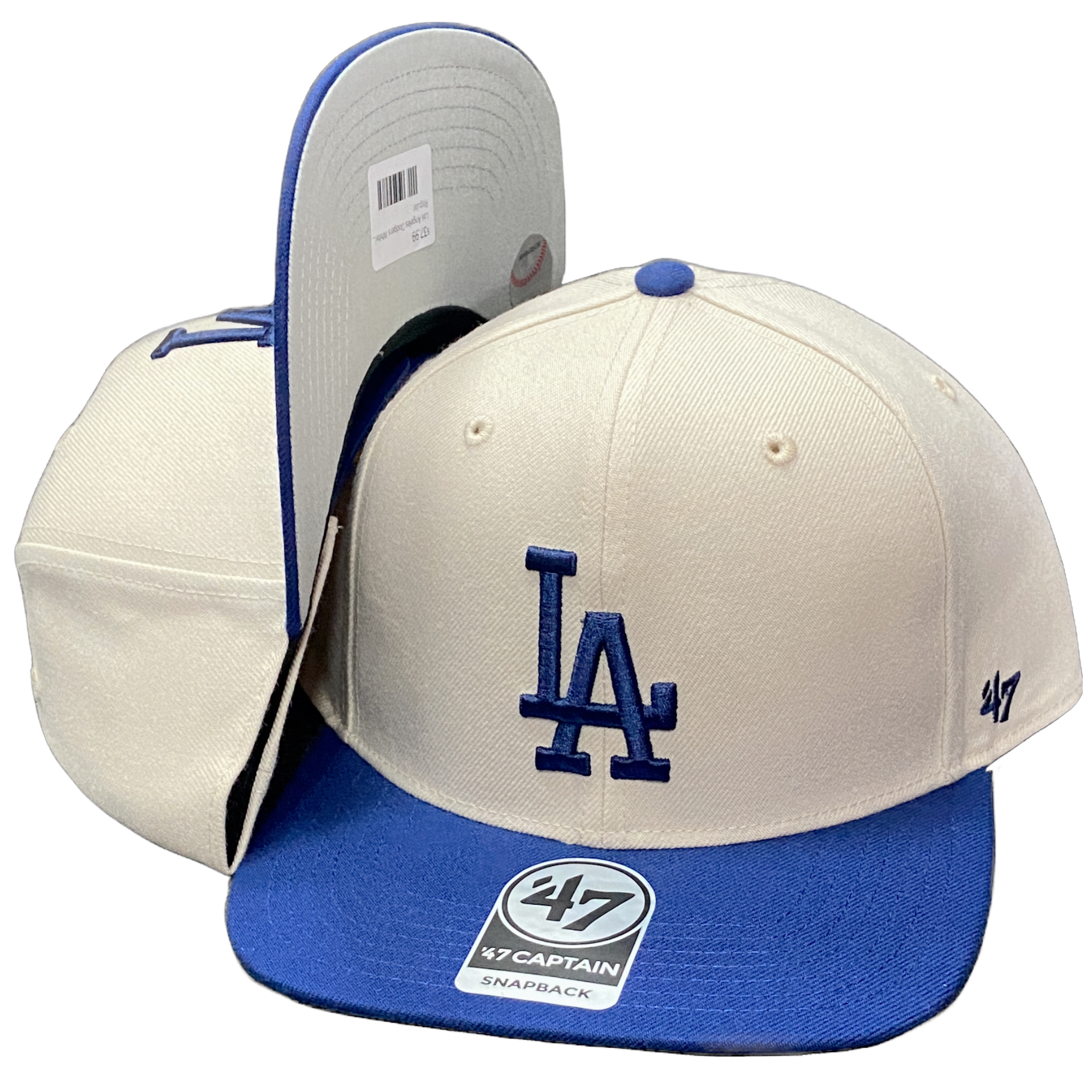 Los Angeles Dodgers Natural/Blue '47Brand Snapback Hat