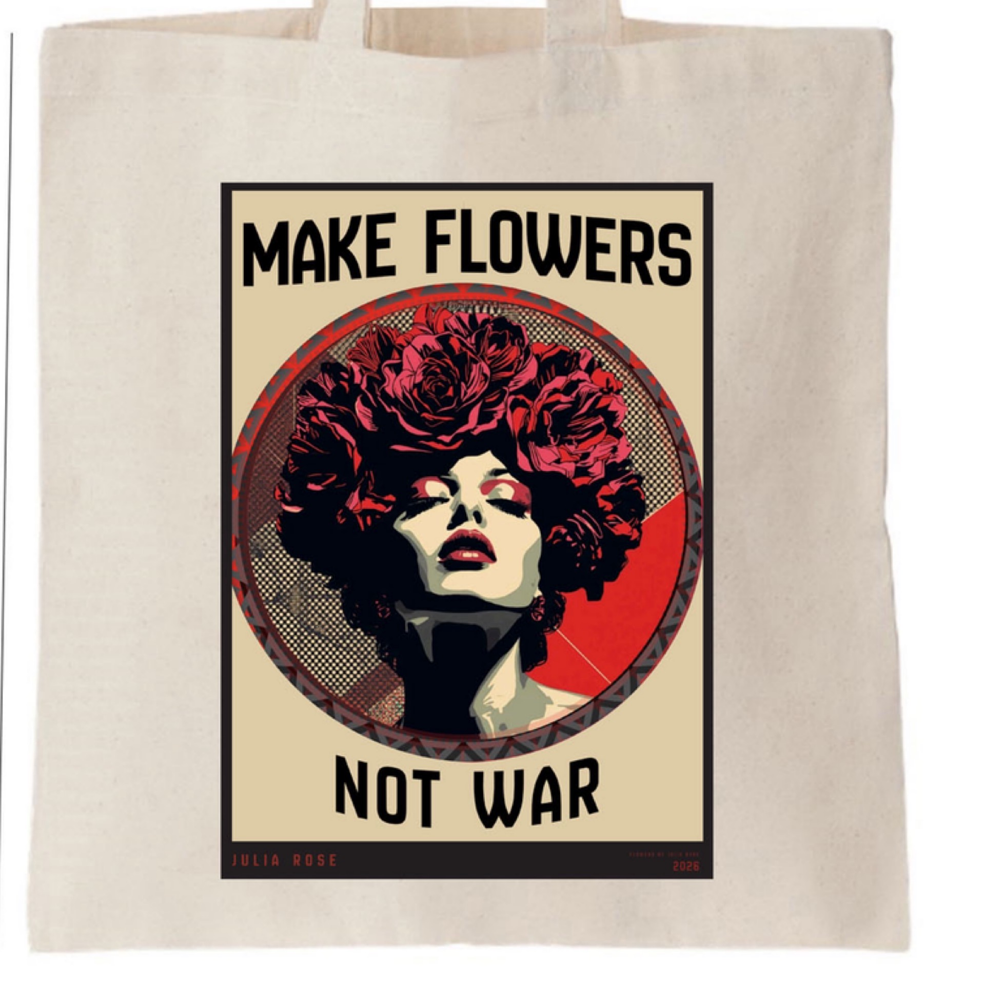 Make Flowers Tote bag