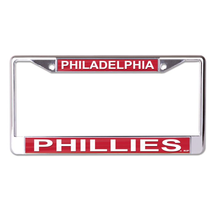 Philadelphia Phillies Chrome License Plate Frame with Acrylic Insert