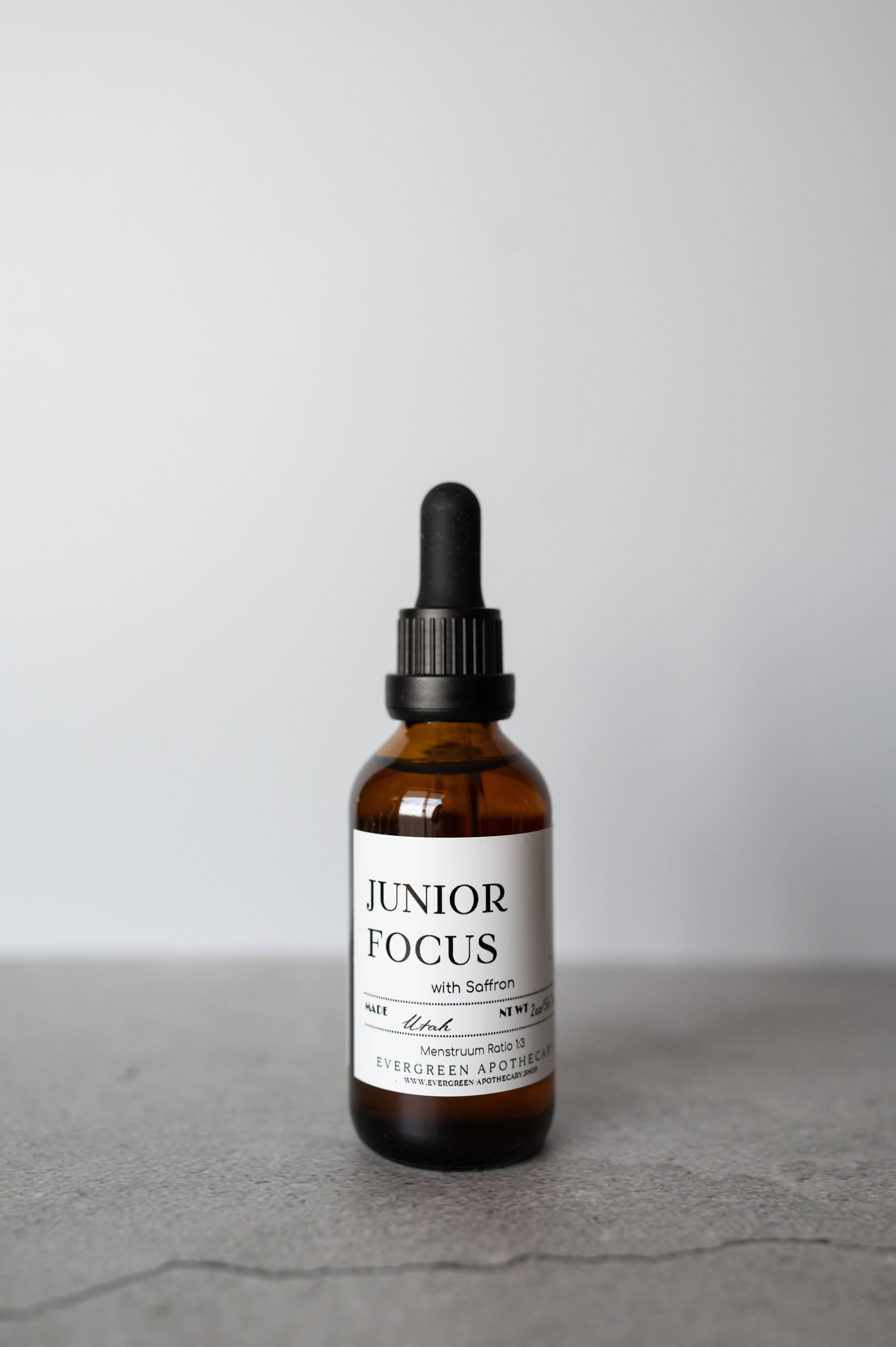 Junior Focus (Saffron) Tincture, Alcohol Free