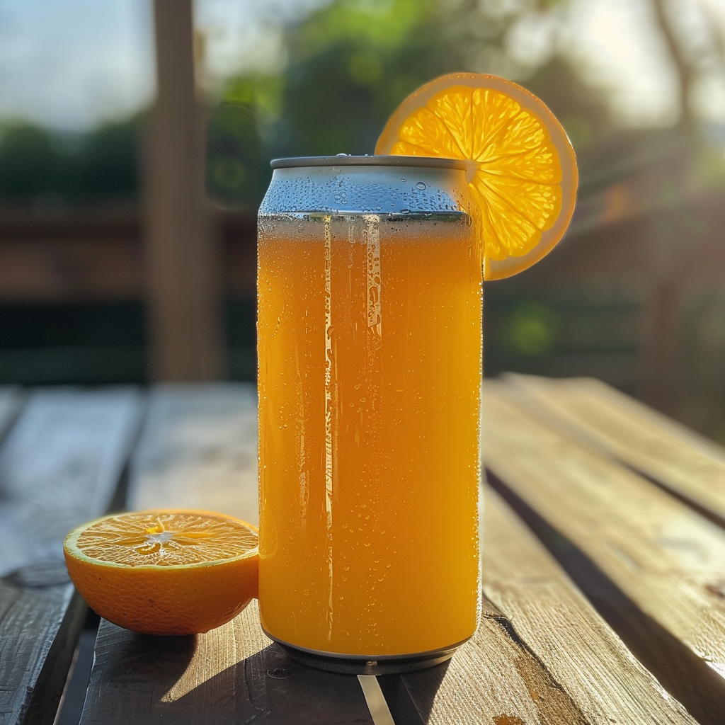 Kombucha No Sugar Orange Splash 8.5 Fl Oz Can