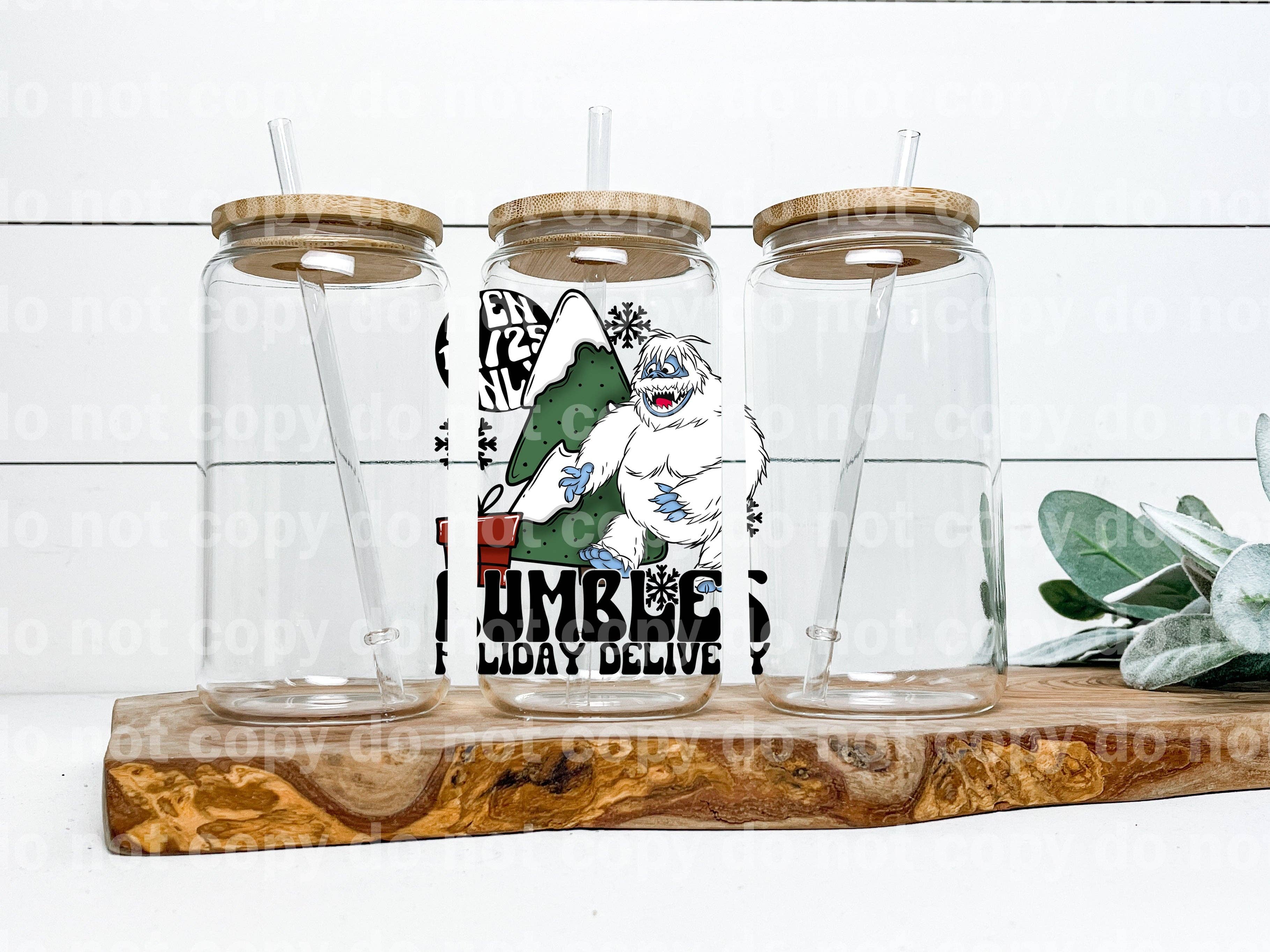 Puttin on the printz - Bumbles Holiday Delivery Decal 3.5 x 4