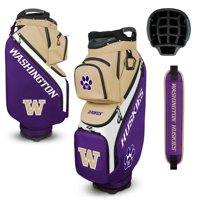 Washington Huskies Premier Clubhouse Cooler Golf Cart Bag