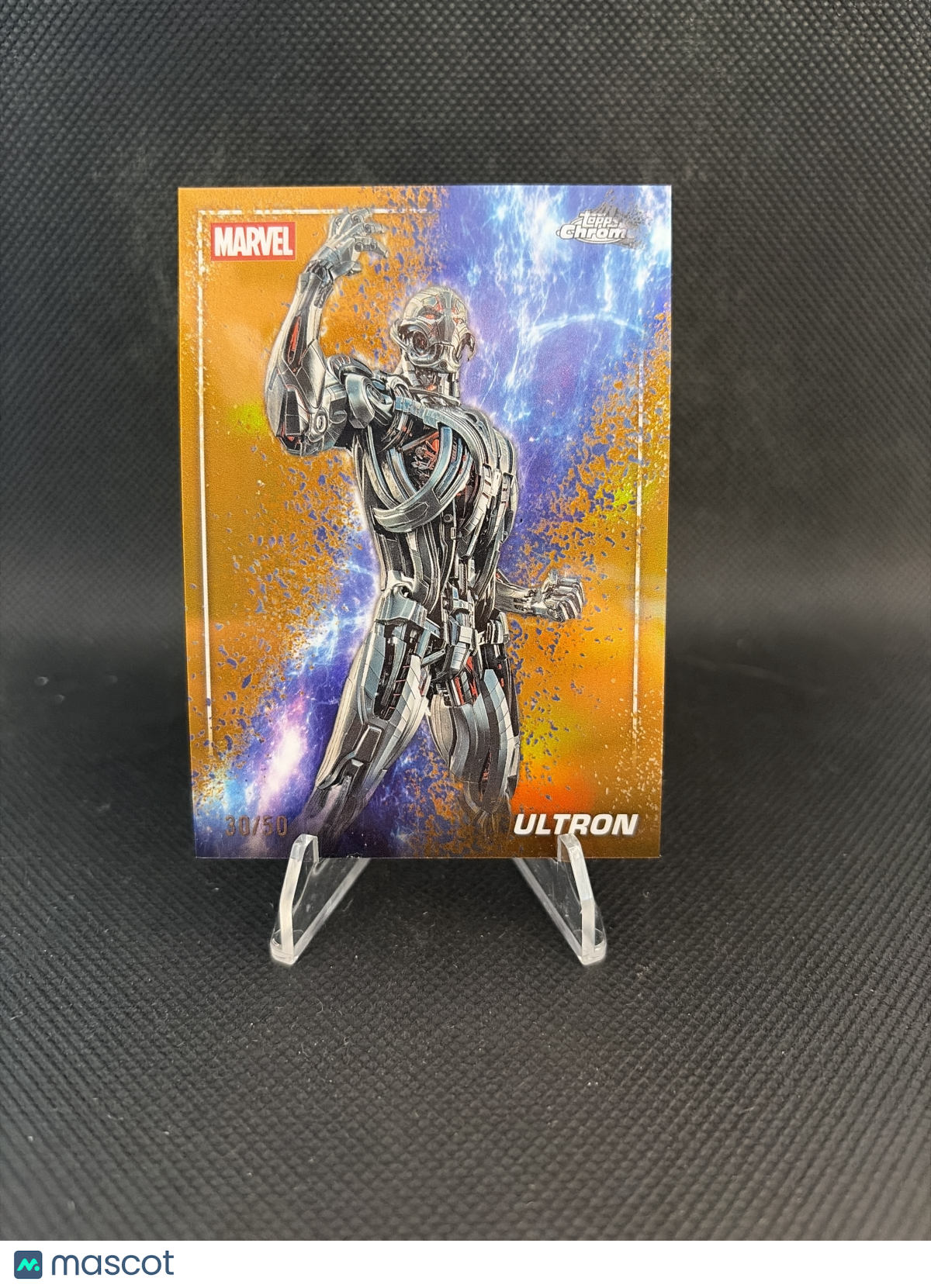 2025 Topps Chrome Marvel Ultron Snap Variation Gold Refractor /50