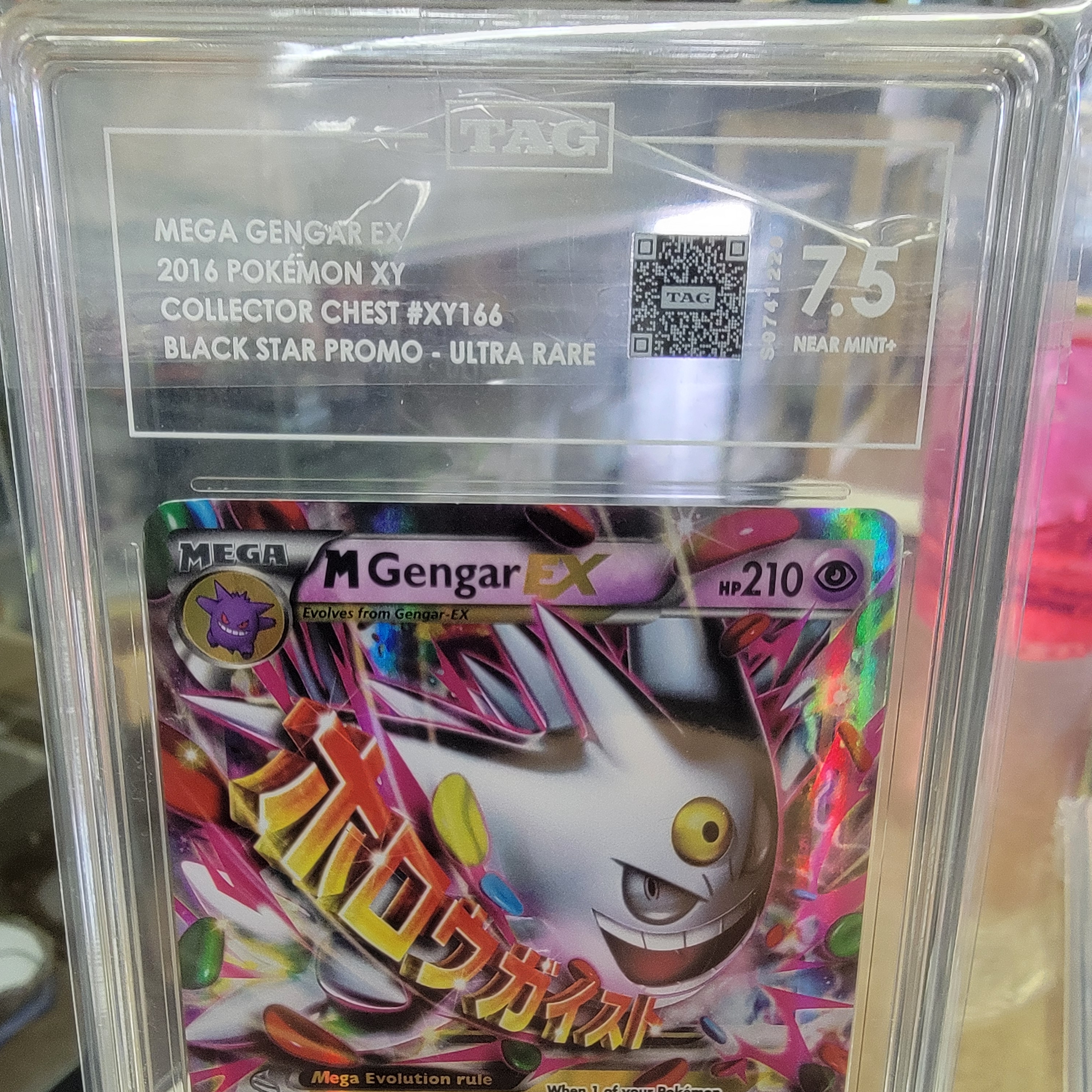 Tag 7.5 Mega Gengar XY Promo Graded Card