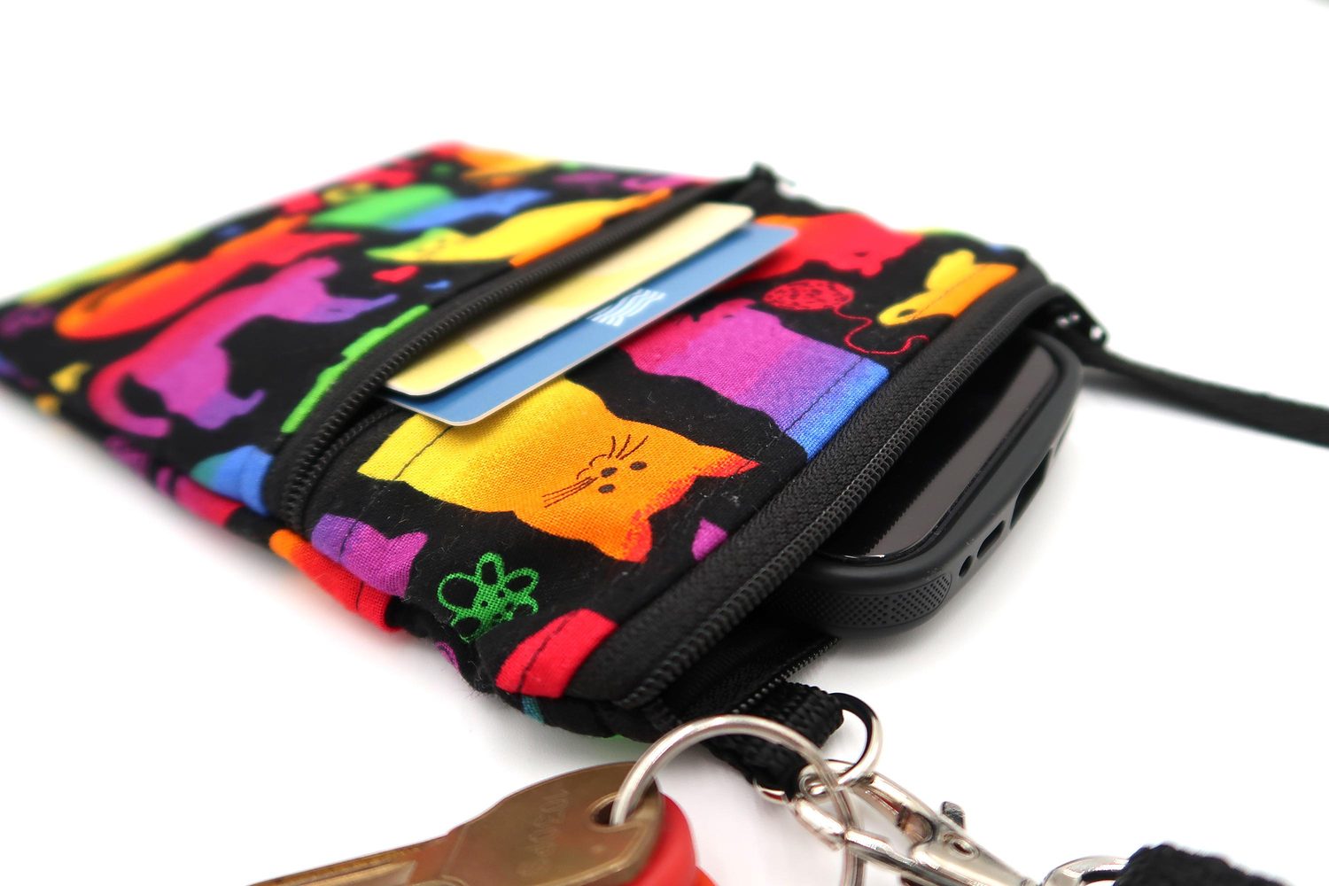 Small Crossbody Bag – Rainbow Cats, photo 6 of 6