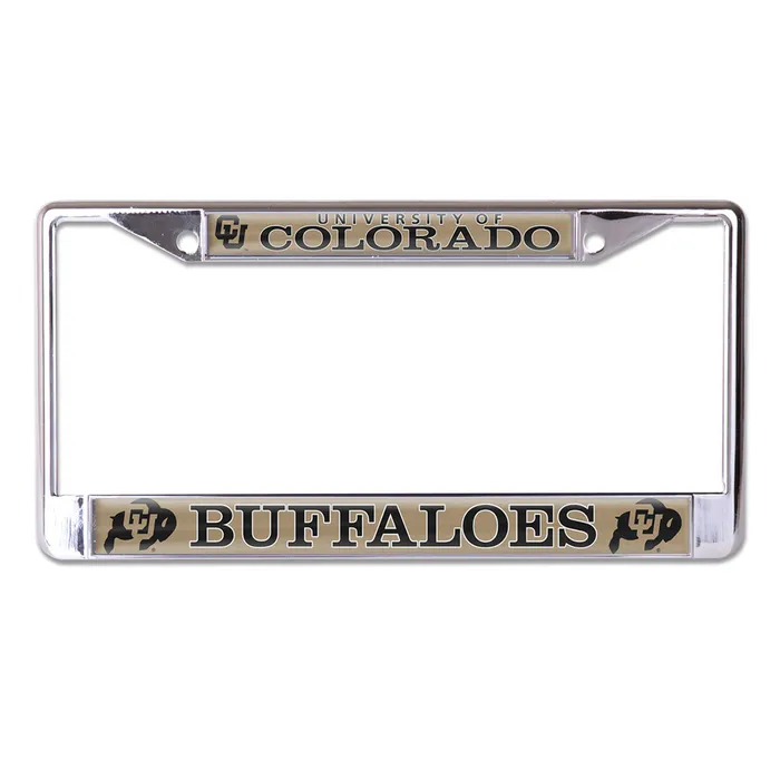 Colorado Buffaloes Laser Chrome License Plate Frame
