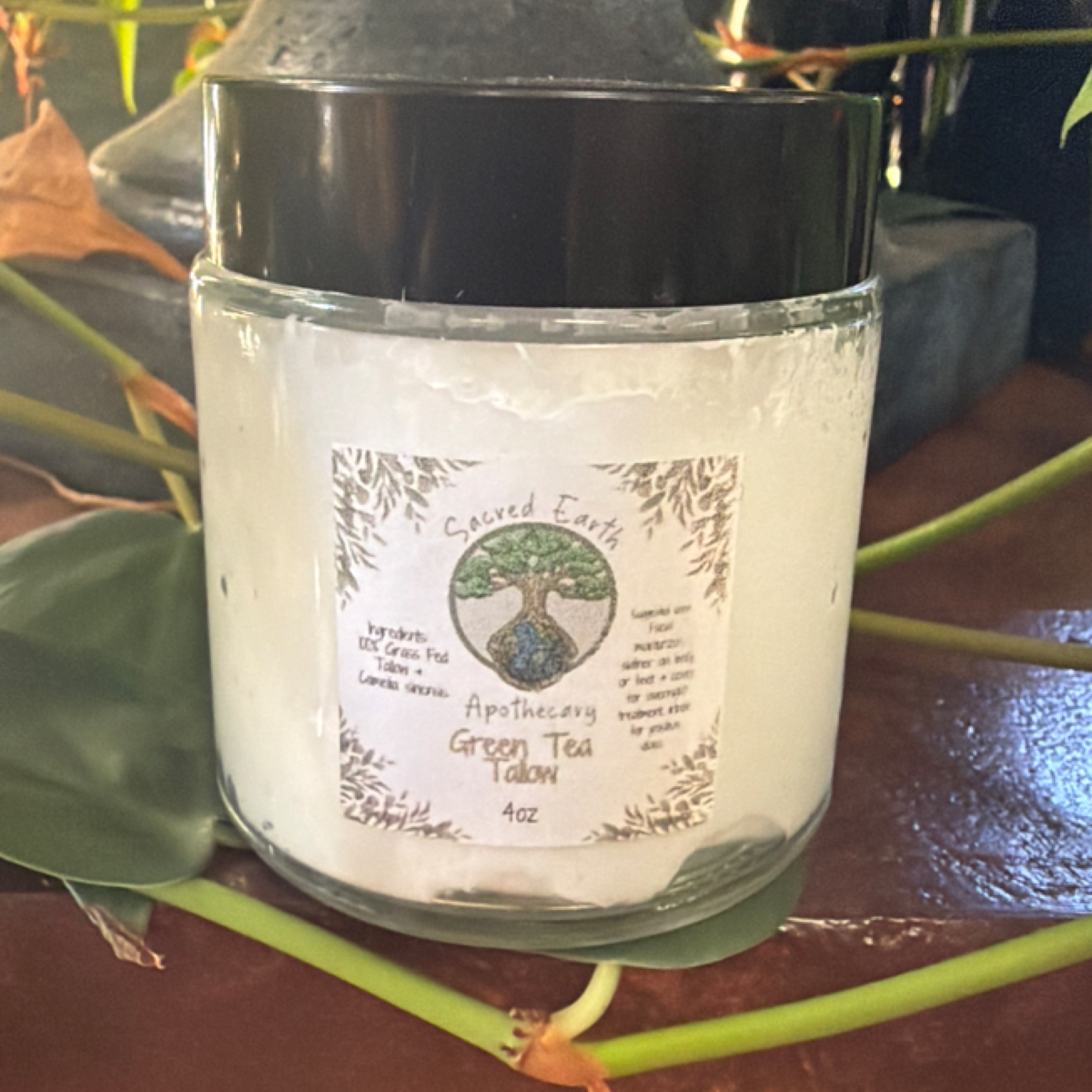 Sacred Earth Apothecary - 4oz Green Tea Tallow