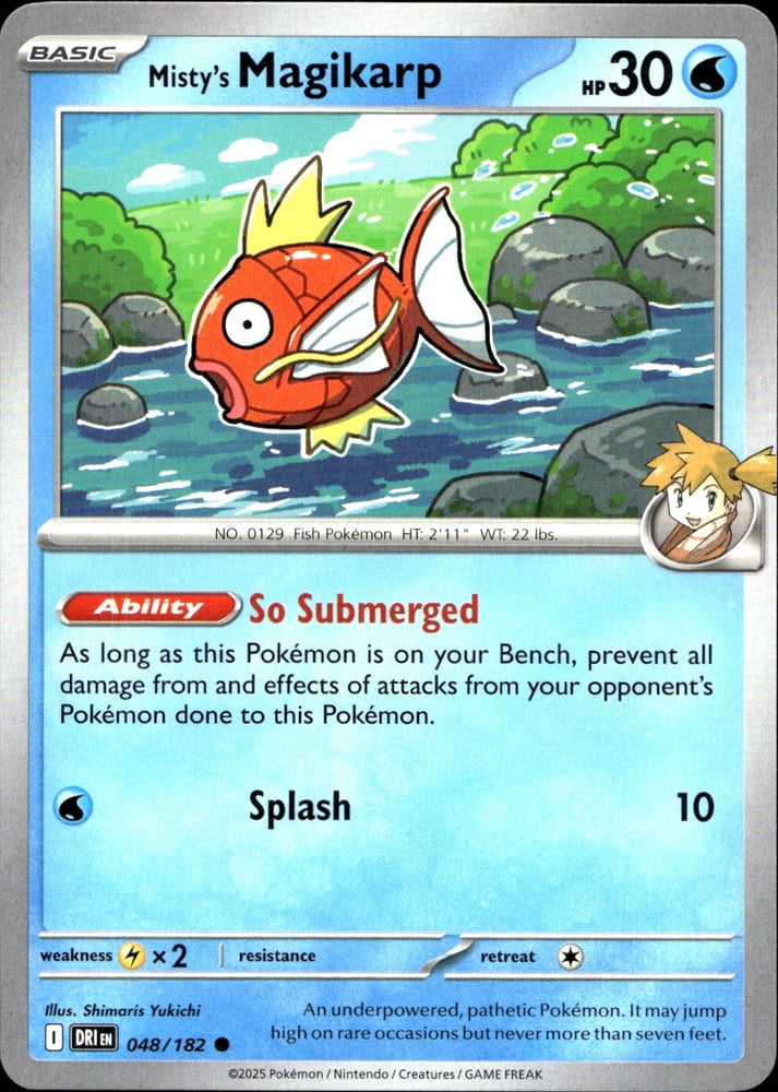 Misty's Magikarp - SV10 48/182