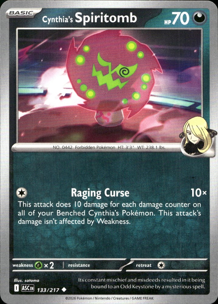 Cynthia's Spiritomb - ME02.5 133/217
