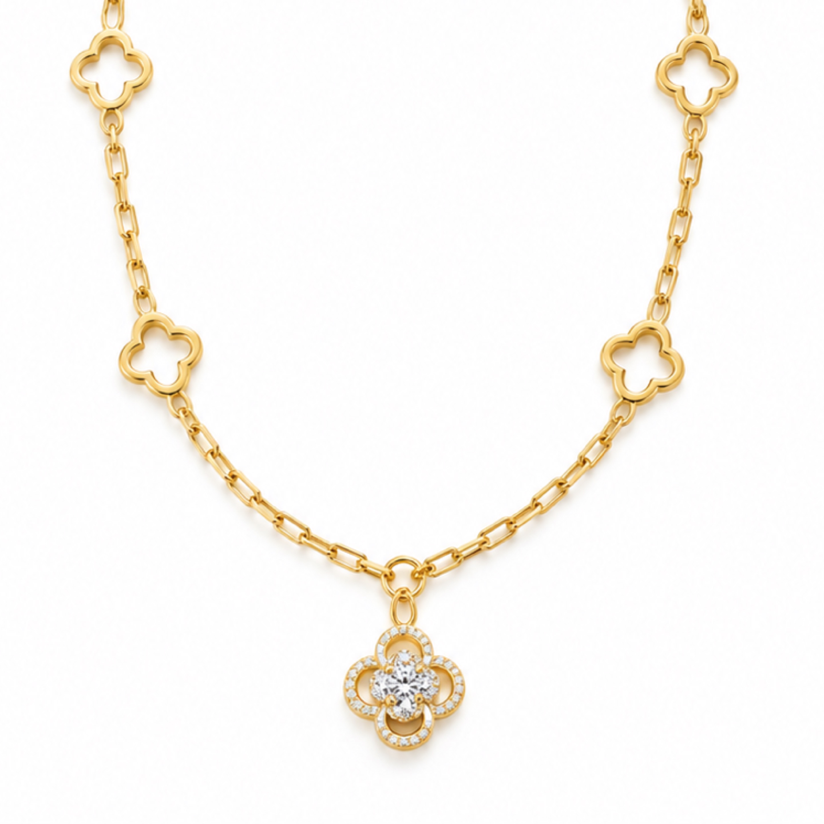 Clover Gold Chocker 