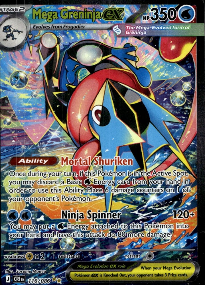 Mega Greninja ex - ME04 116/86