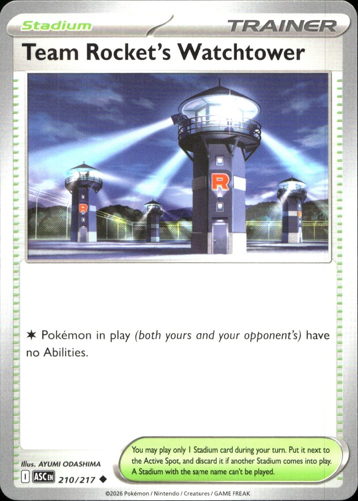 Team Rocket's Watchtower - ME02.5 210/217