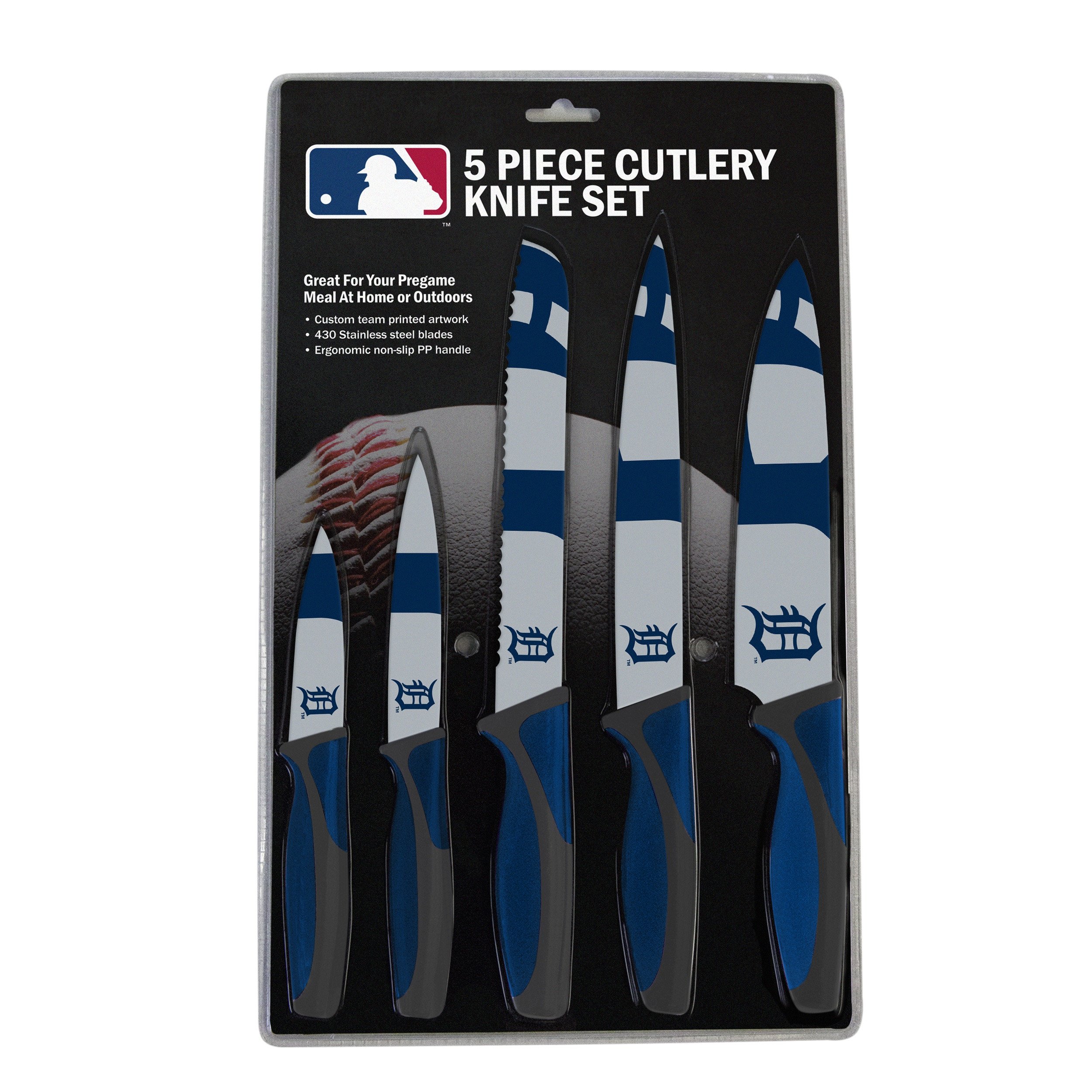 Detroit Tigers Kitchen Knife Set - 5 Pack