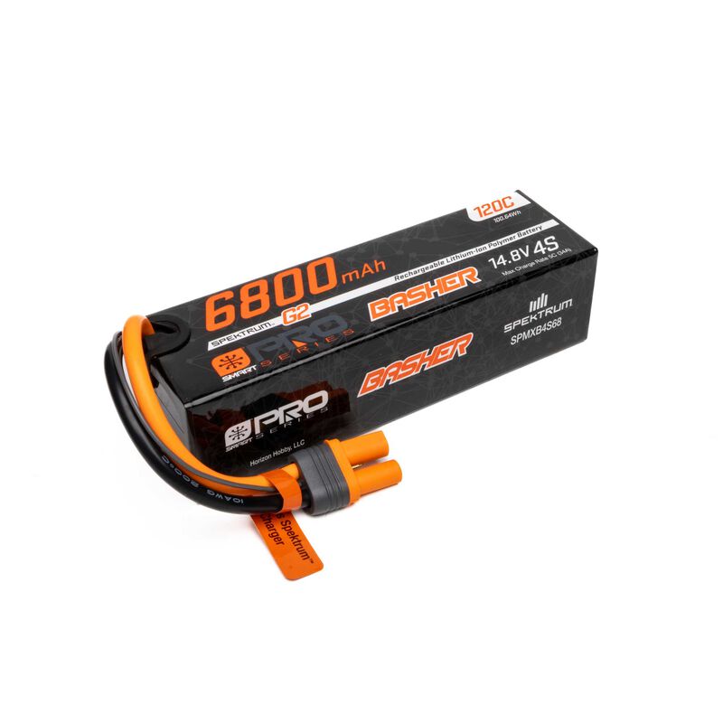 6800mah 4S 14.8V Smart Pro Basher 120C