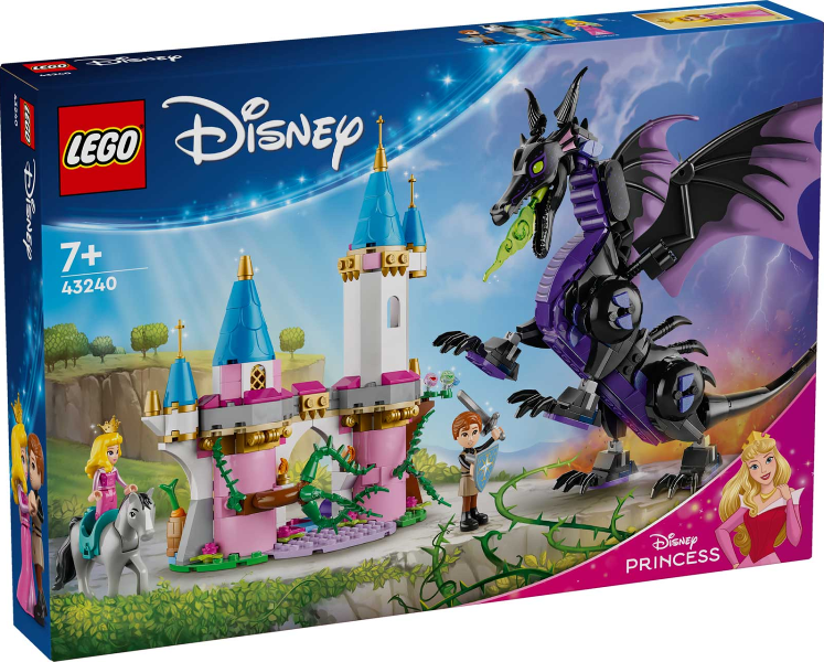 43240 Maleficent's Dragon Form and Aurora's Castle