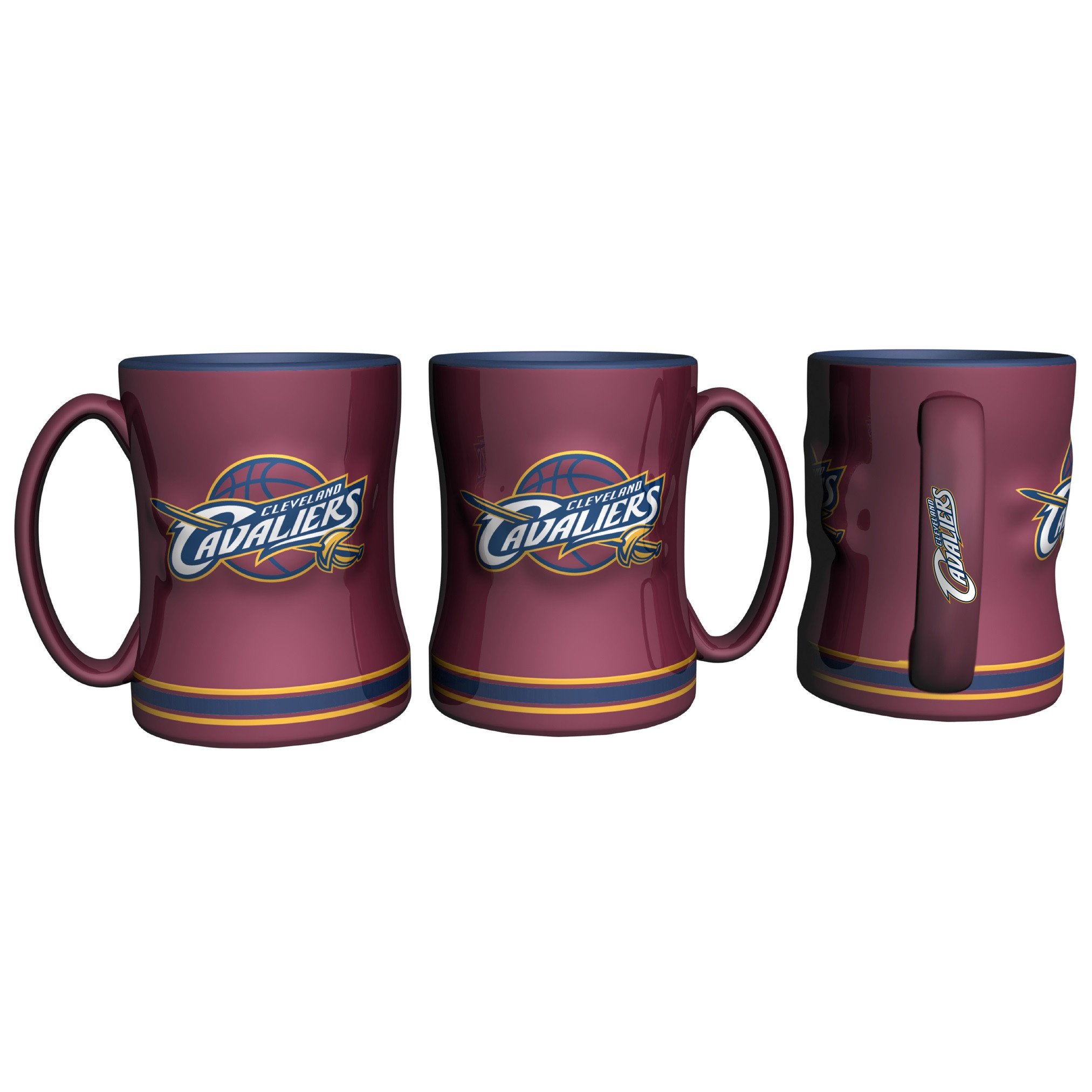 Cleveland Cavaliers Sculpted Coffee Mug 14oz