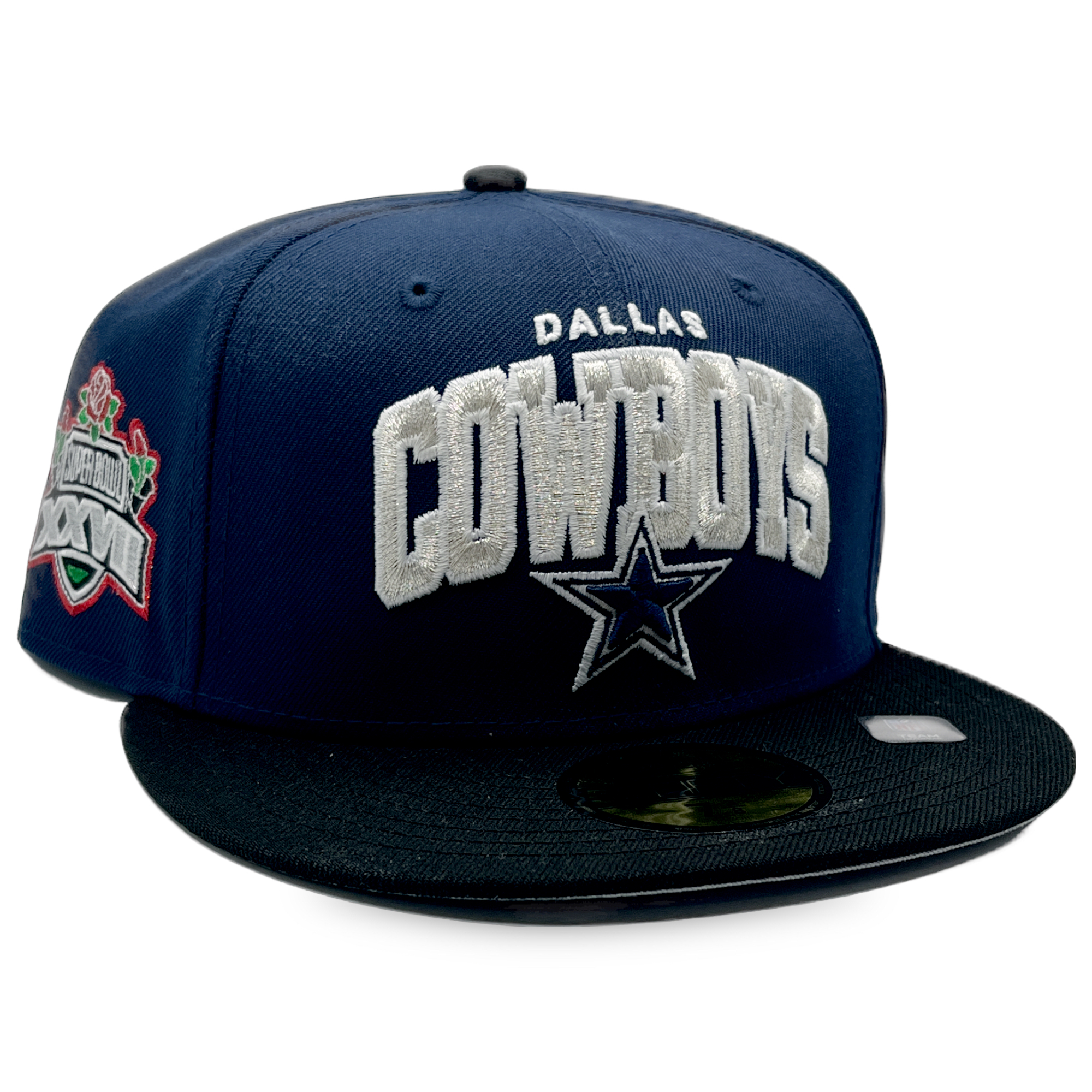 Dallas Cowboys Navy/Black New Era 59FIFTY Super Bowl XXVII Fitted Cap