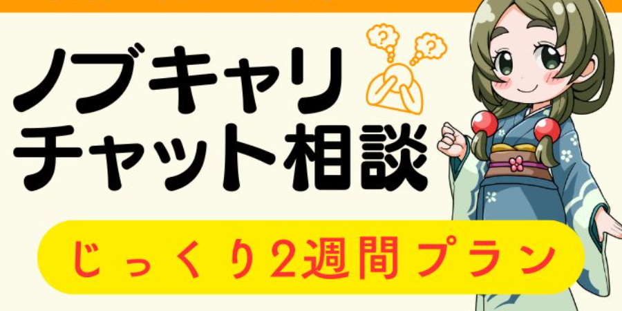 ノブキャリチャット相談じっくり2週間プラン（メール利用）