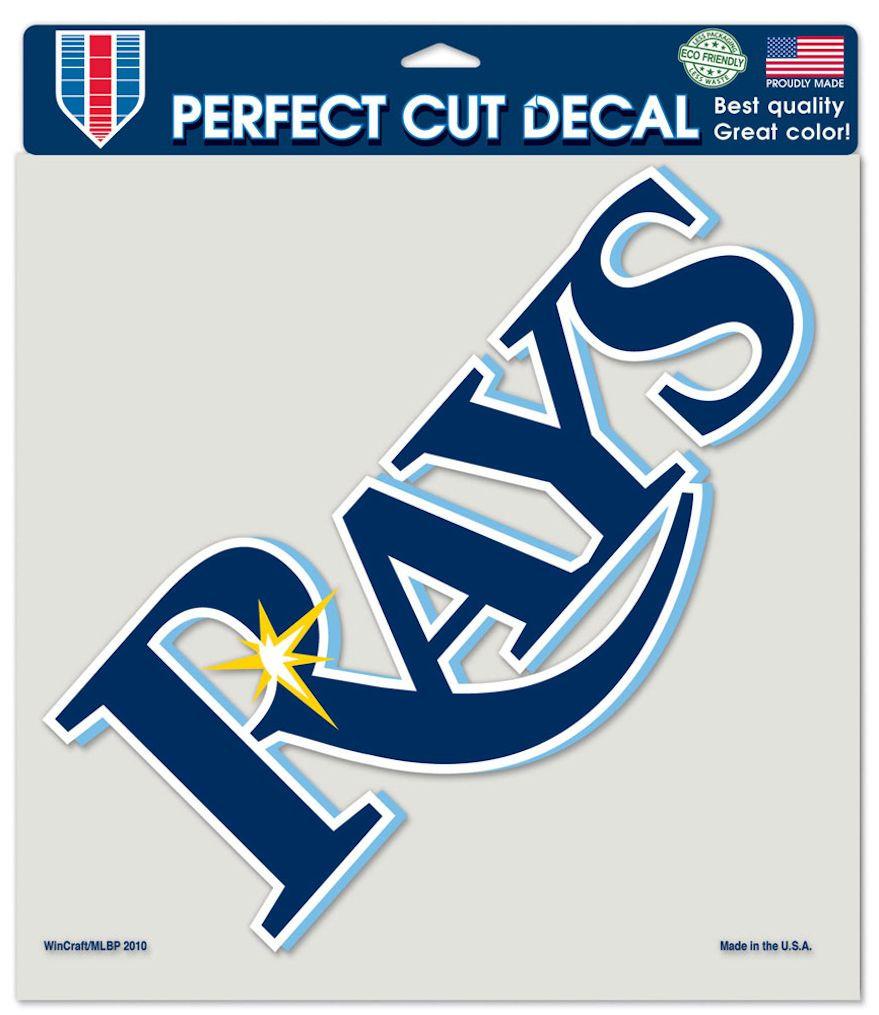 Tampa Bay Rays Perfect Cut Decal 8x8"