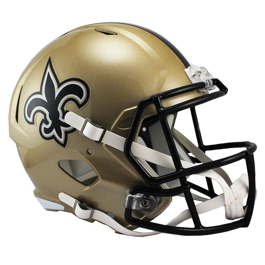 New Orleans Saints Deluxe Replica Speed Helmet