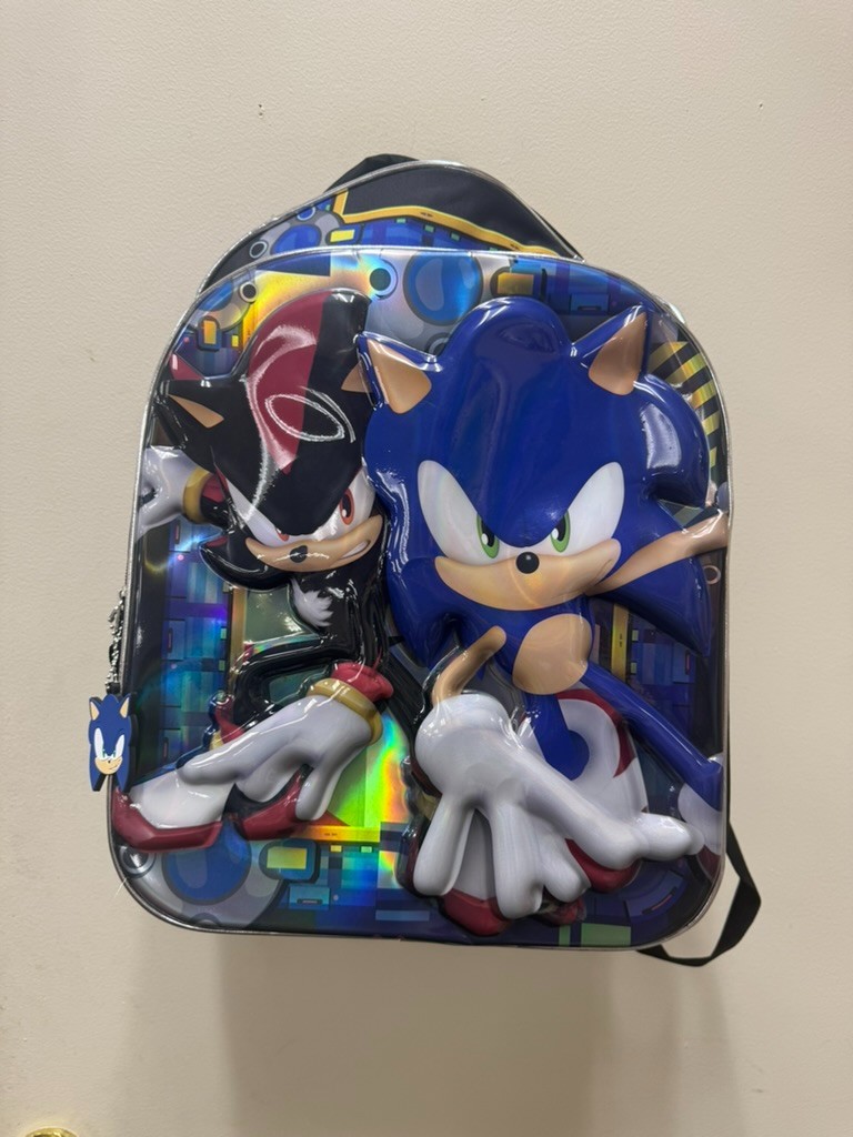Sonic the Hedgehog & Shadow 3D Kids Backpack