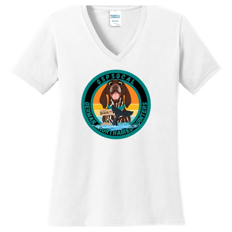Southern California German Shorthaired Pointer Ladies White Shirt