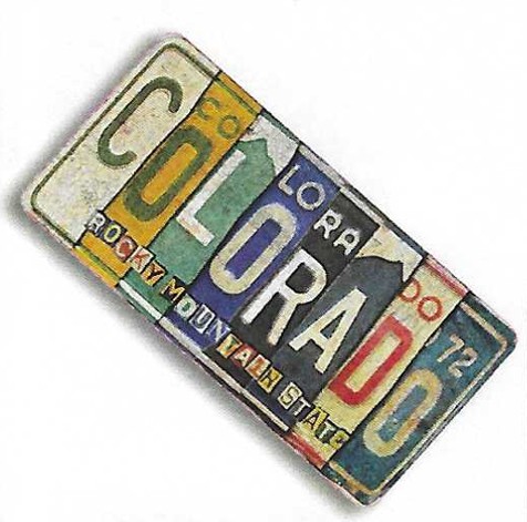 License Plate Art Colorado