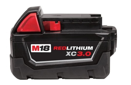 Milwaukee Tool M18 18V Lithium-Ion Extended Capacity (XC) 3.0 Ah REDLITHIUM Battery Pack