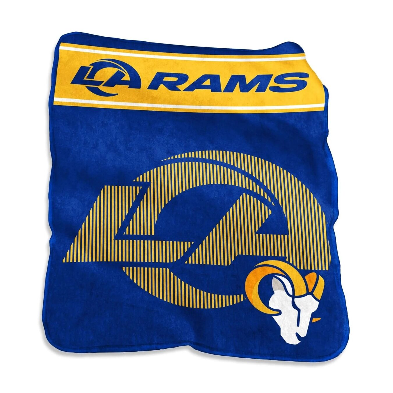 Los Angeles Rams Field Day Raschel Throw Blanket 60x80" — view 1